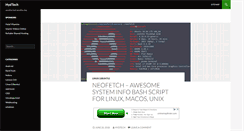 Desktop Screenshot of hydtechblog.com